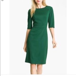 Trina Turk Green Monarch Fitted Dress